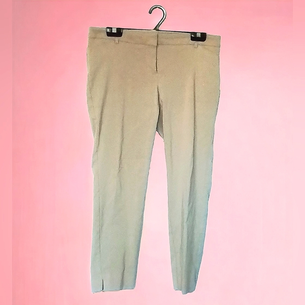 🎉4 FOR 💲10  VAN HEUSEN WOMENS BEIGE SLIM FIT HIGH WAIST SIZE 8 JEANS